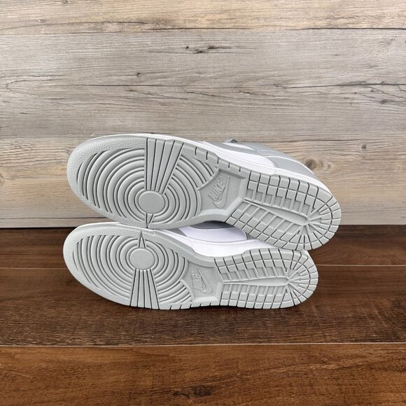 Nike Dunk Low Mens Size 10 White Light Smoke Grey HF5441 105 - Picture 9 of 10